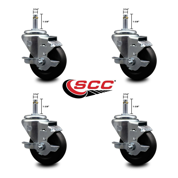 Service Caster Grip Ring Stem Caster Wayfair